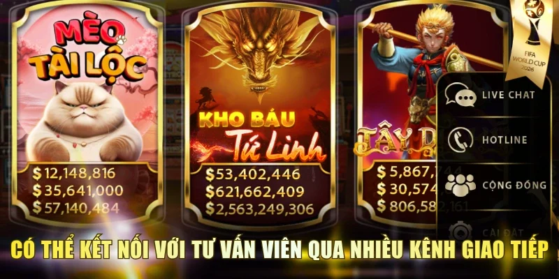 Có thể kết nối với tư vấn viên qua nhiều kênh giao tiếp