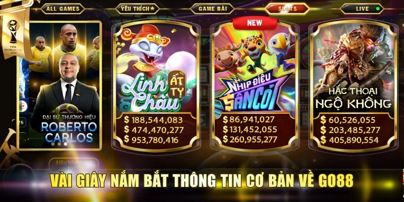 Vài giây nắm bắt thông tin cơ bản về Go88